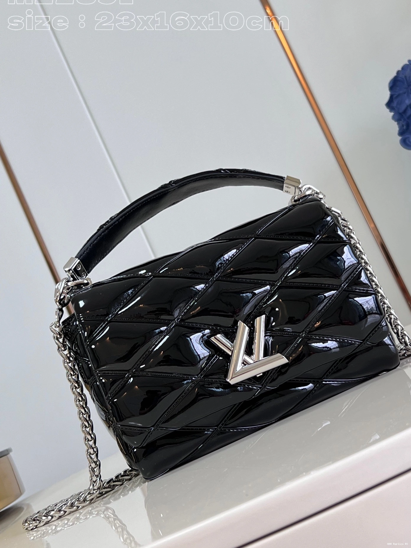 Aaa replica bags VUITTON GO-14-23*16*10CM Pico LOUIS 0716